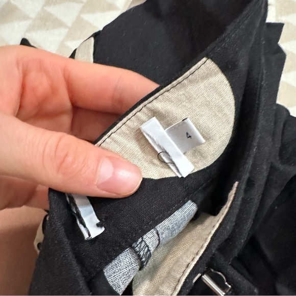 Tanya Taylor Kenia pants black with cream polka dots - Picture 3 of 5